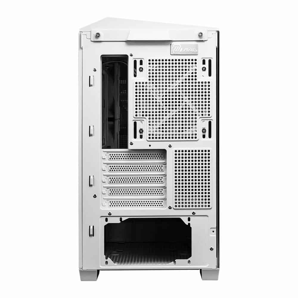 (image for) MSI MAG PANO M100R PZ Micro-ATX Tower Tempered Glass PC Gaming Case White